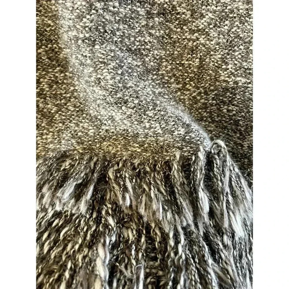 Anthropologie Sparrow Knit Skirt Size L Brown Alpaca Wool Boho Fringe Western - Picture 4 of 5